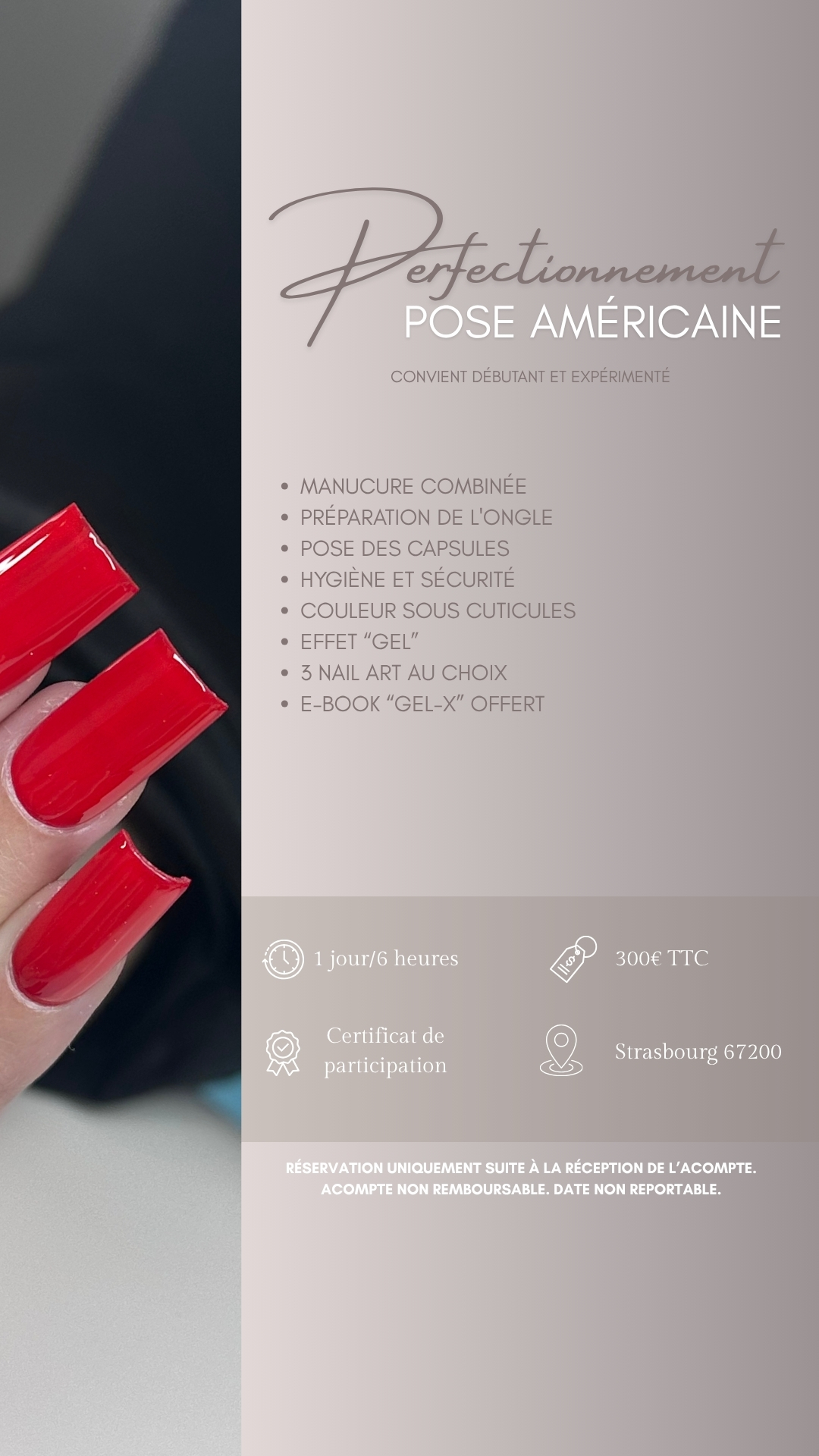 Perfectionnement pose américaine
